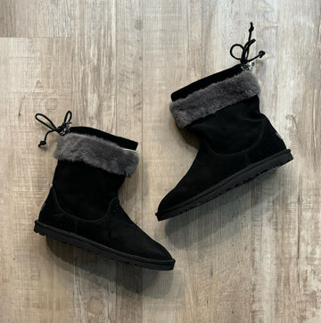 UGGS Black Acorn Charm Boots