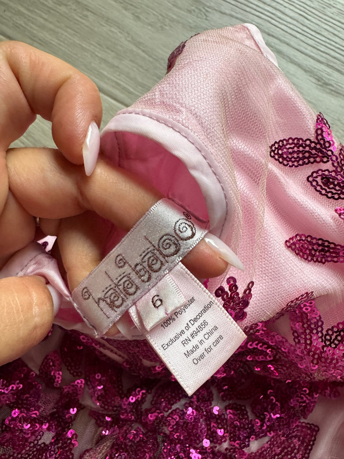 Halabaloo Pink Sequins Dress