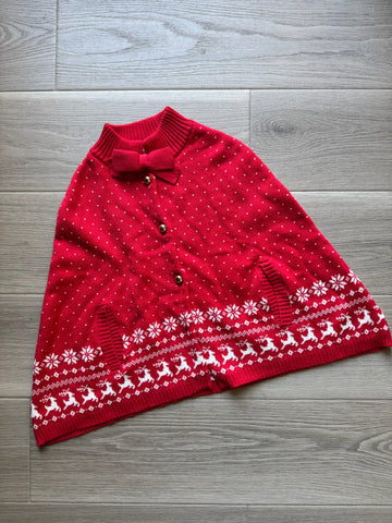 Janie & Jack Christmas Poncho