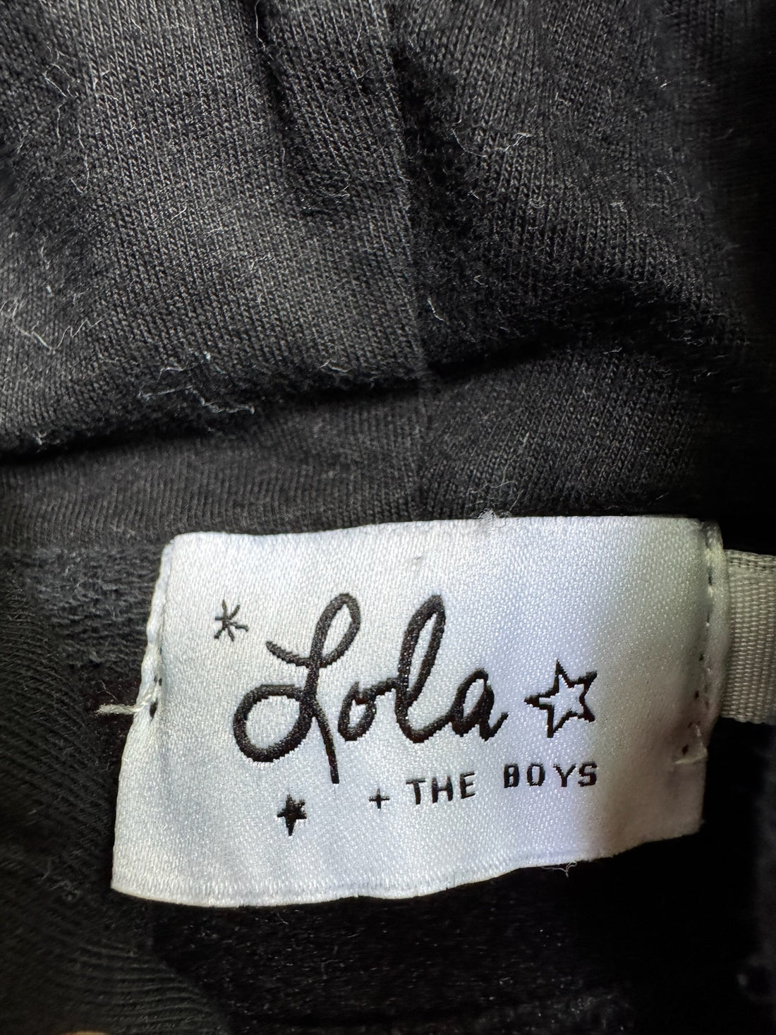 Lola & The Boys Black Hoodie