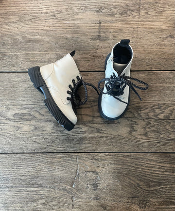 Zara White Boots