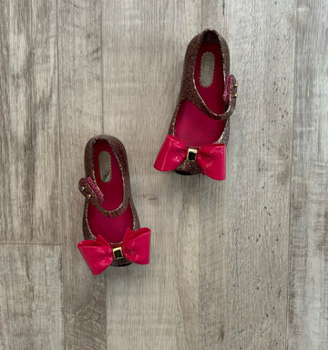 Mini Melissa Pink Bow Mary Janes