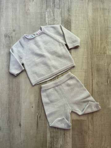 Zara Cashmere Cream Knit Set