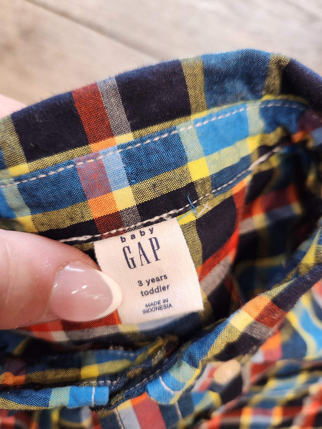 Gap Plaid Button Down