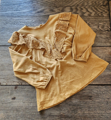 Zara Mustard Top
