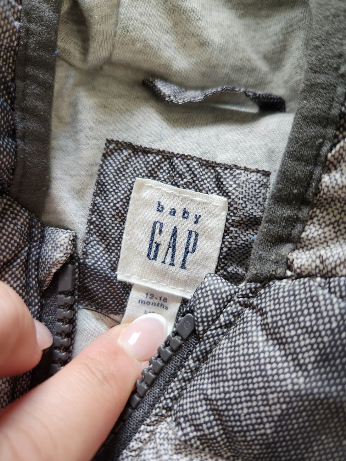 Baby Gap Grey Puffer Coat