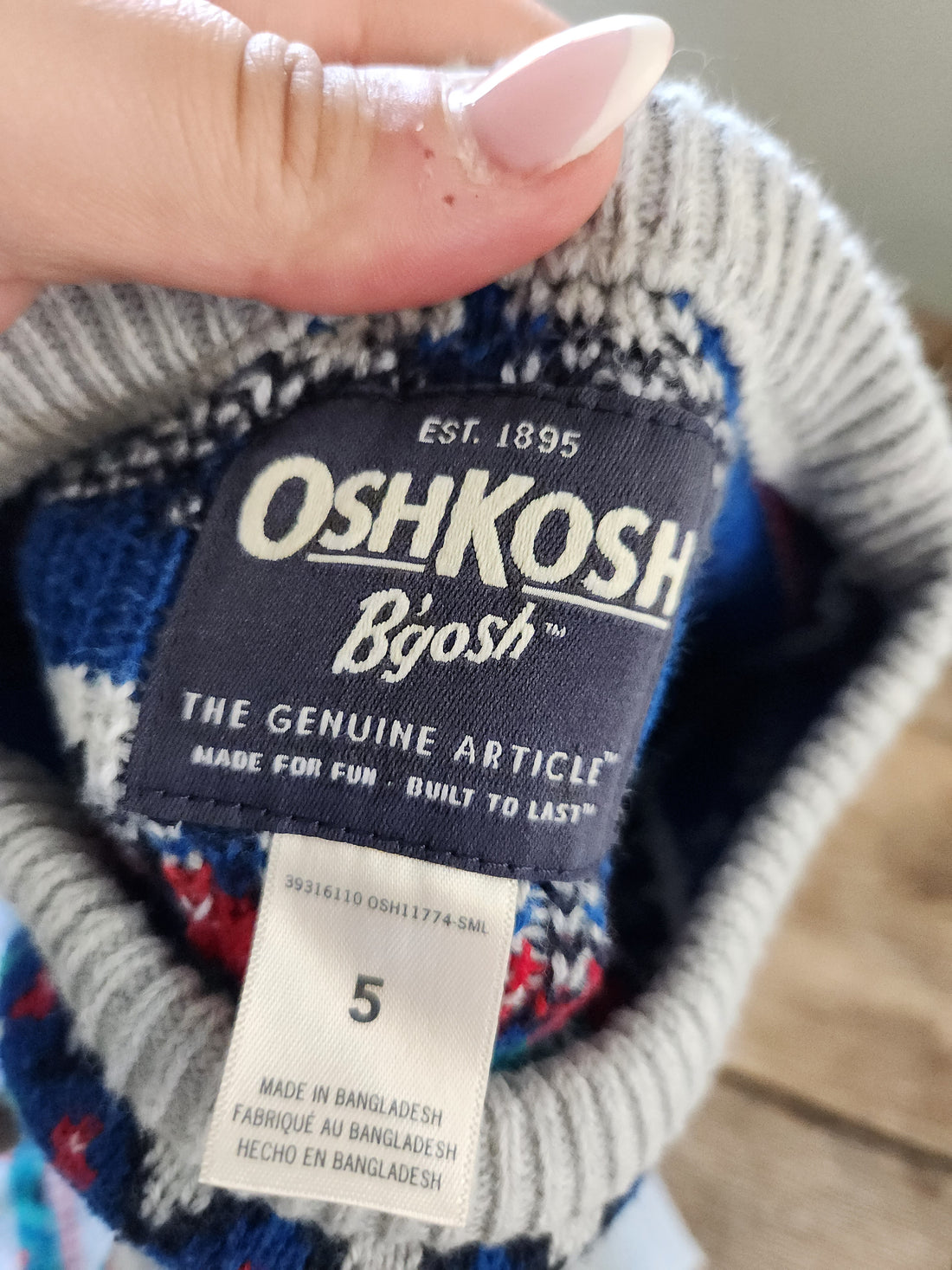 Oshkosh Dino Sweater