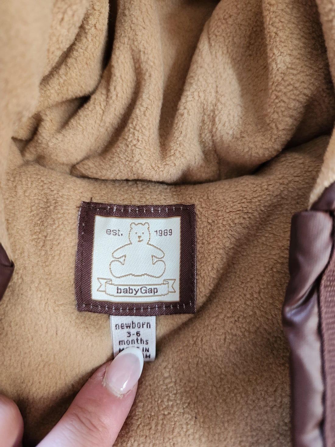 Baby Gap Brown Bunting