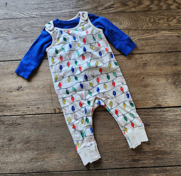 Hanna Andersson Christmas Romper SET