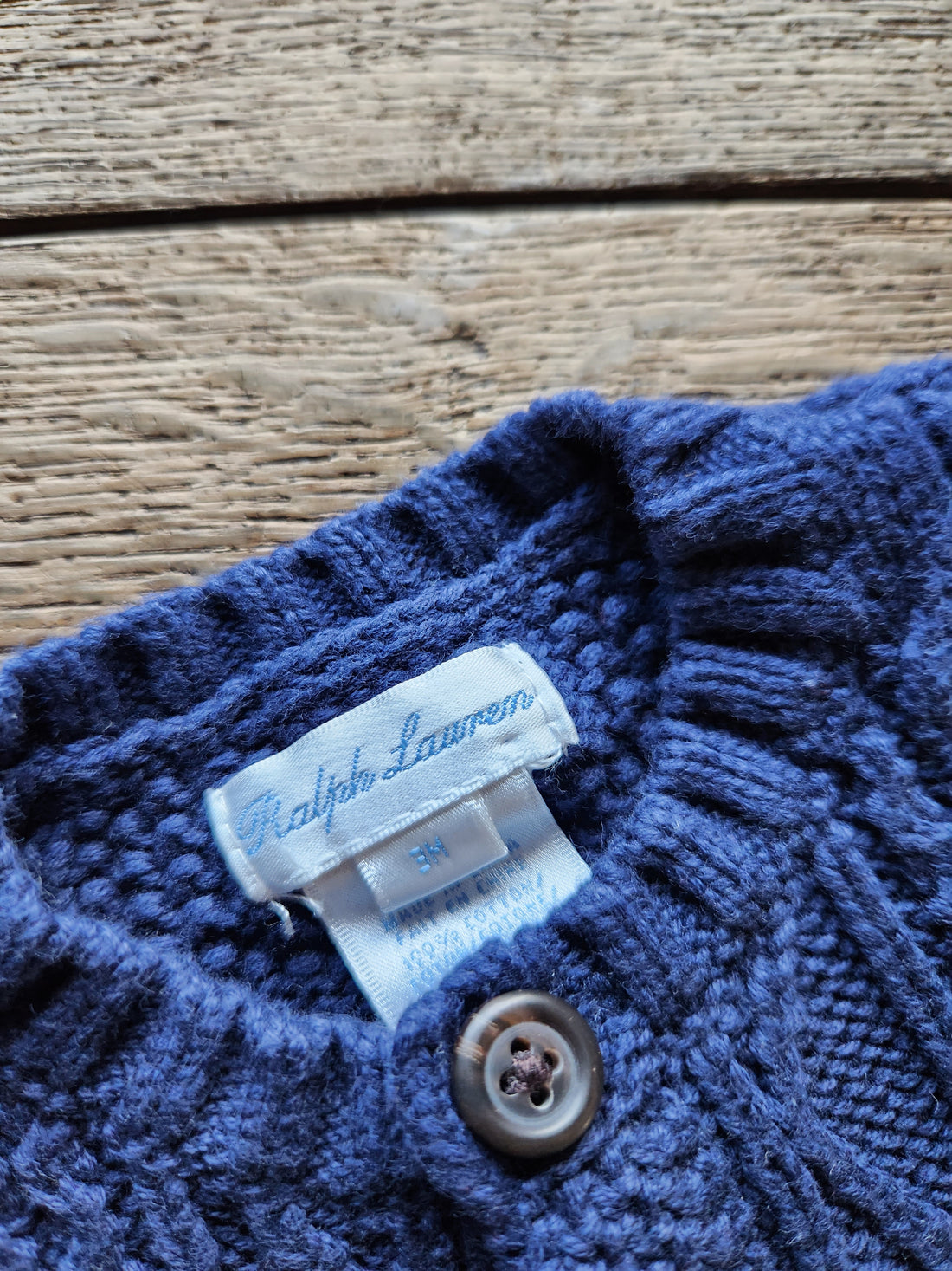 Ralph Lauren Navy Cardigan