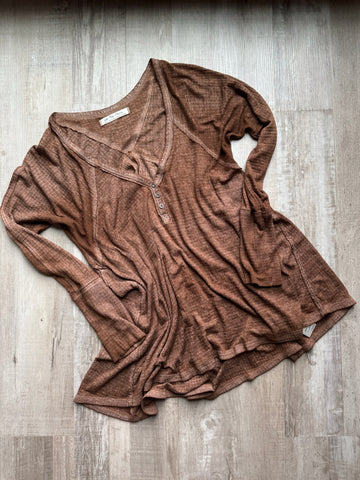 Free People Brown Top
