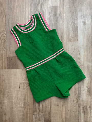 Janie & Jack Green Romper