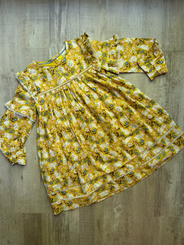 Mini Boden Yellow Bunny Dress - NEW