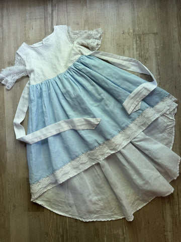 Makena Lane Blue & White Dress