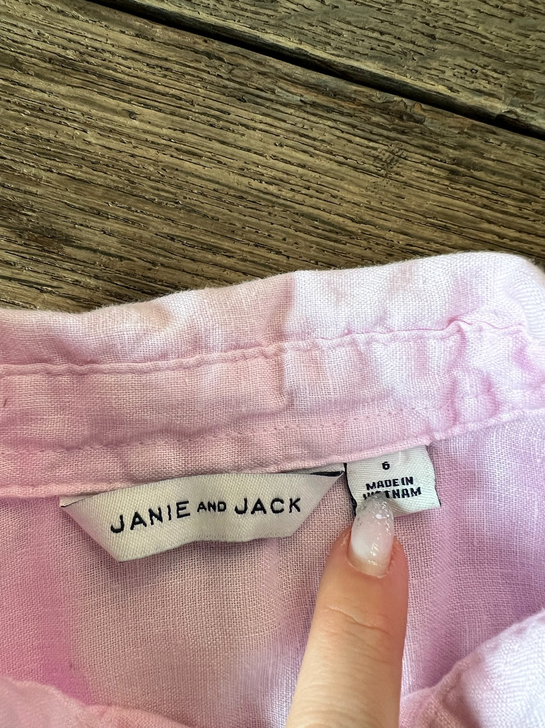 Janie & Jack Pink Button Down