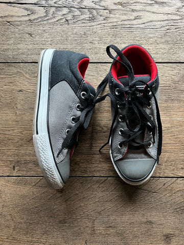 Grey/Red Converse