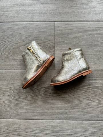 Janie & Jack Gold Boots