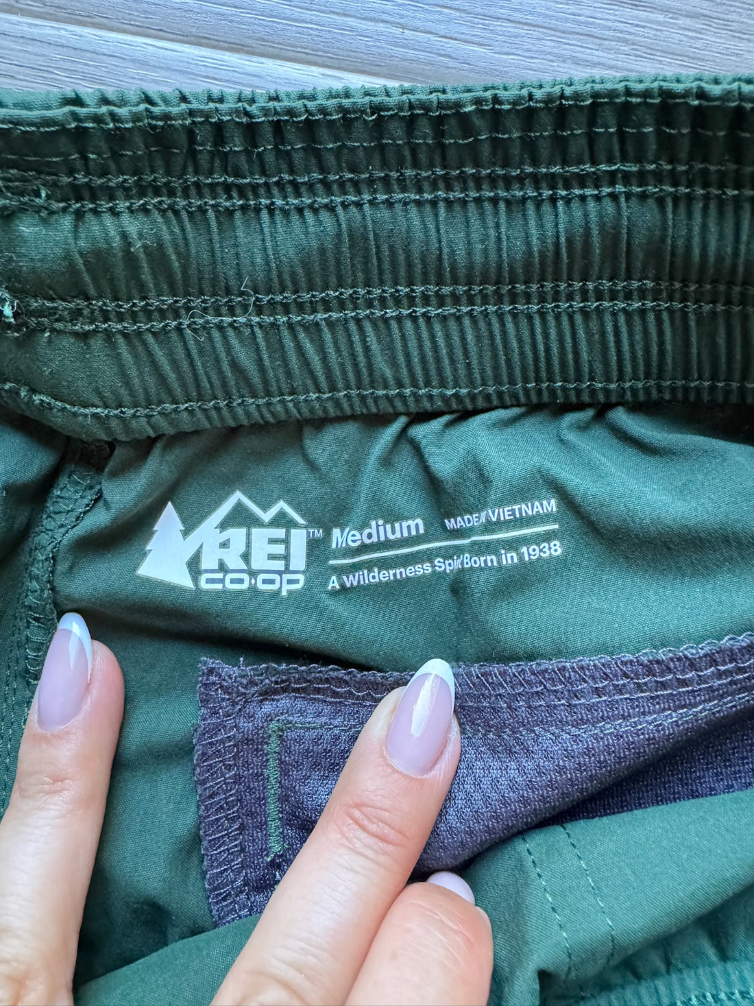 REI Green Shorts