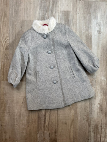 Janie & Jack Grey Wool Coat