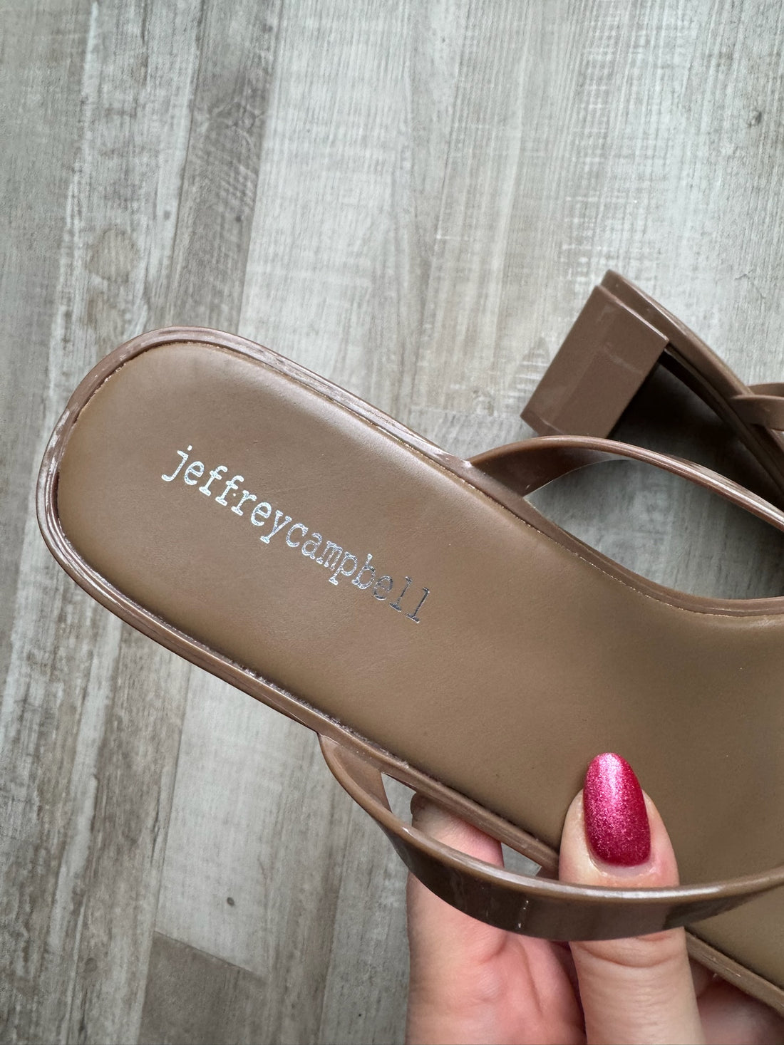 Jeffery Campbell Tan Heels