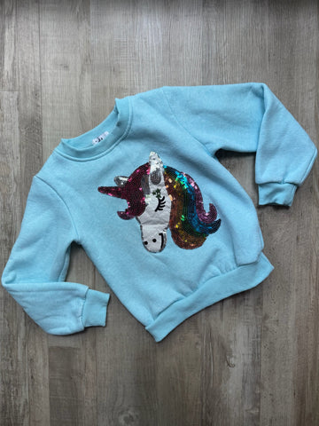 Lola & The Boys Unicorn Pullover