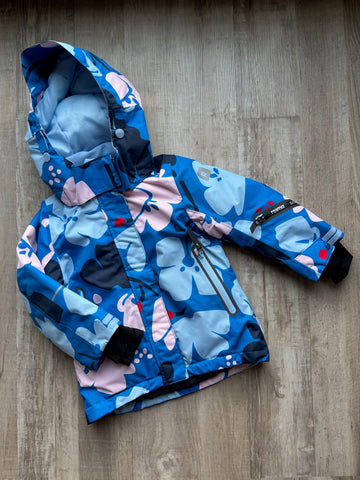 Reima Blue Floral Coat
