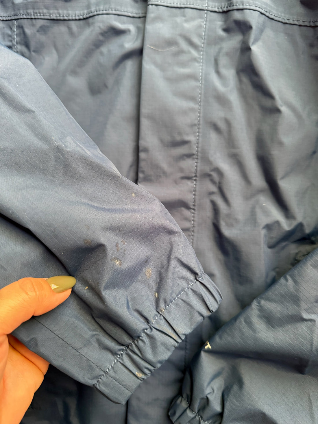 North Face Blue Rain Jacket - AS IS
