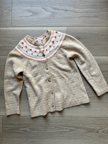 Janie & Jack Pumpkin Cardigan