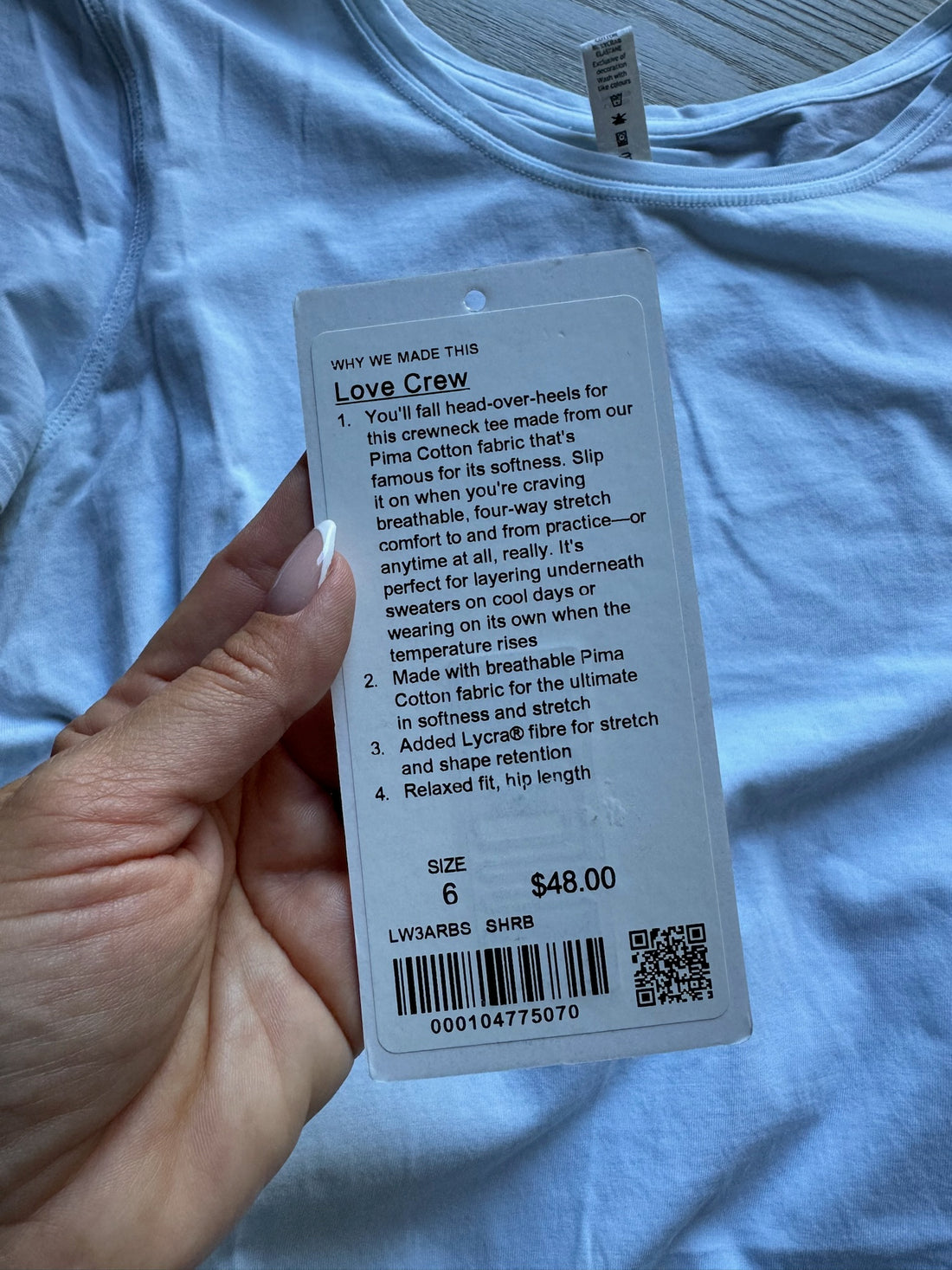 Lulu Love Crew Top