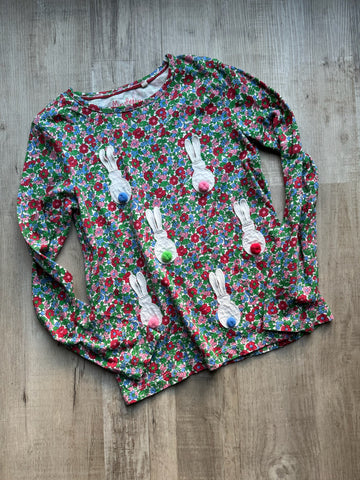 Mini Boden Floral Bunny Top