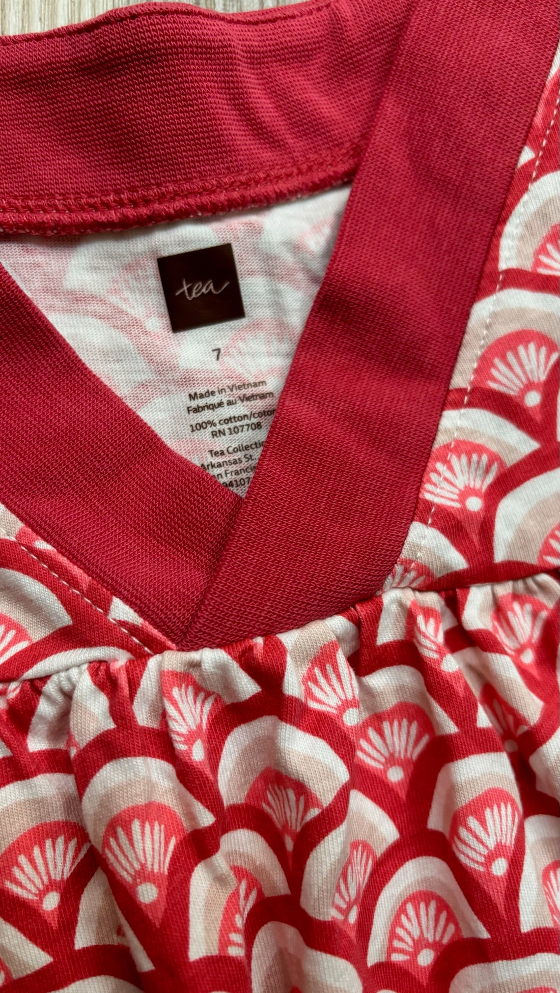 Tea Collection Red Design Dress