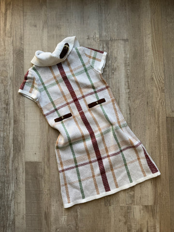 Janie & Jack Plaid Sweater Dress