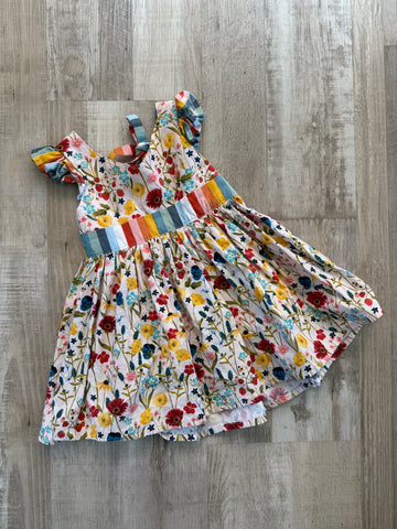 Weever Threads Handmade Floral Dress