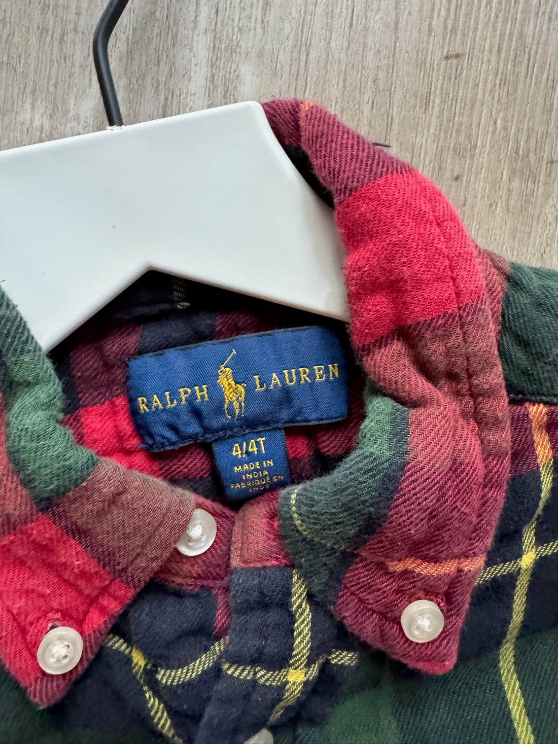 Ralph Lauren Red/Green Plaid Button Down