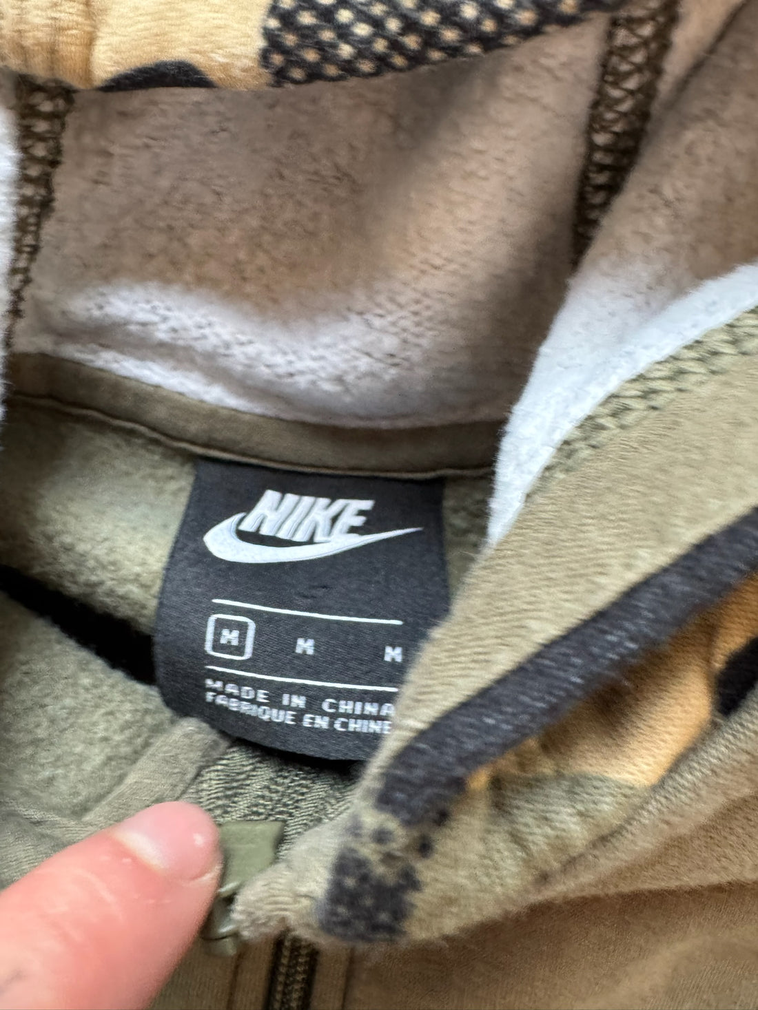 Nike Green Camo Jacket