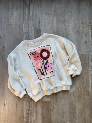 Zara Flower Pullover