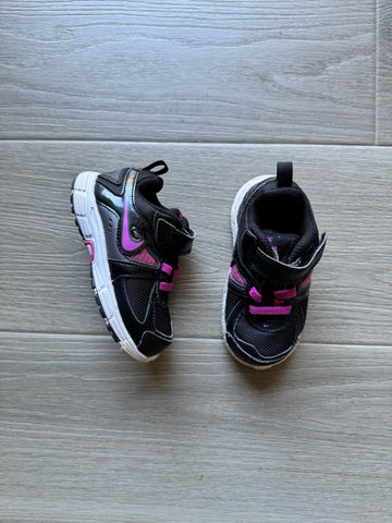 Nike Black Purple Check Shoes
