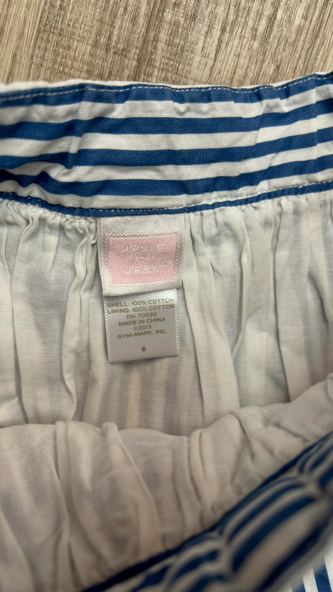 Janie & Jack Edwardian Rose Striped Skirt