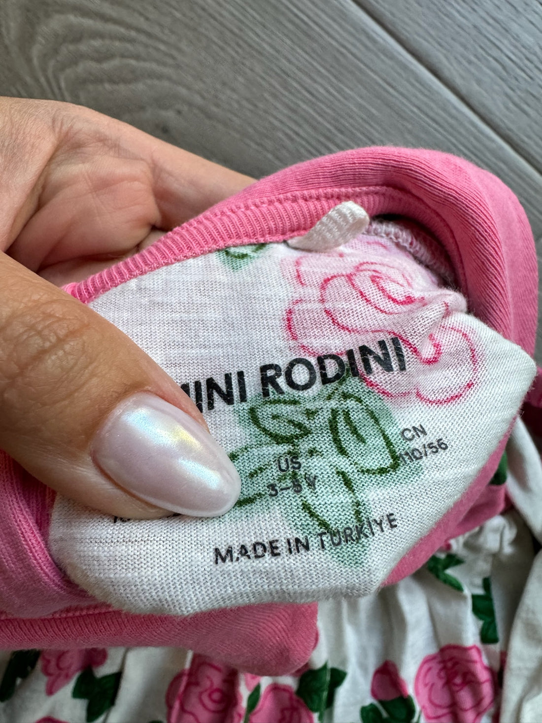 Mini Rodini Pink Floral Dress