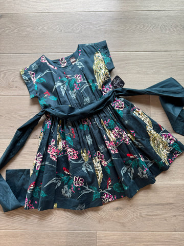 Tea Collection Green Floral Dress