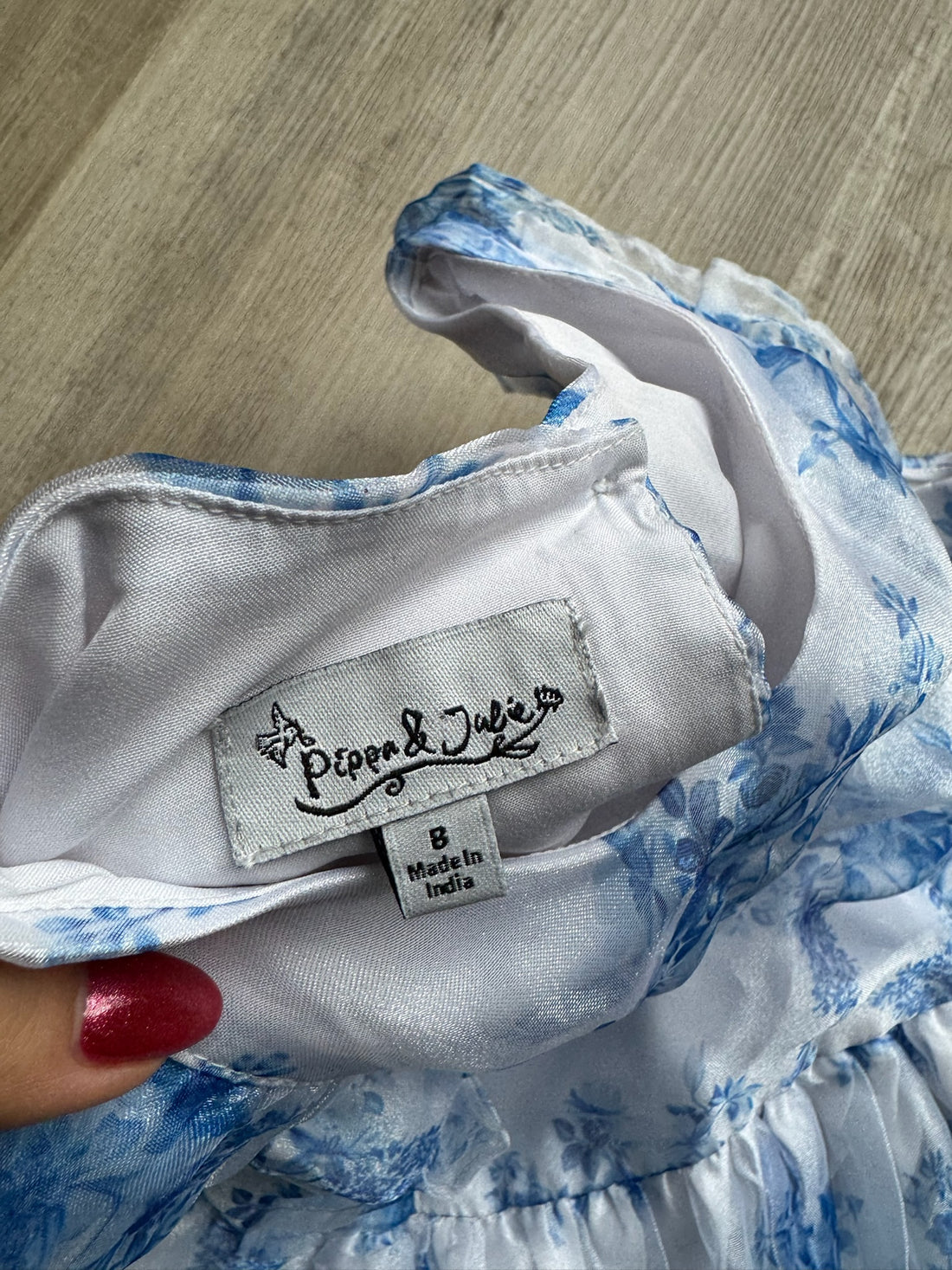 Pippa & Julia Blue Floral Dress