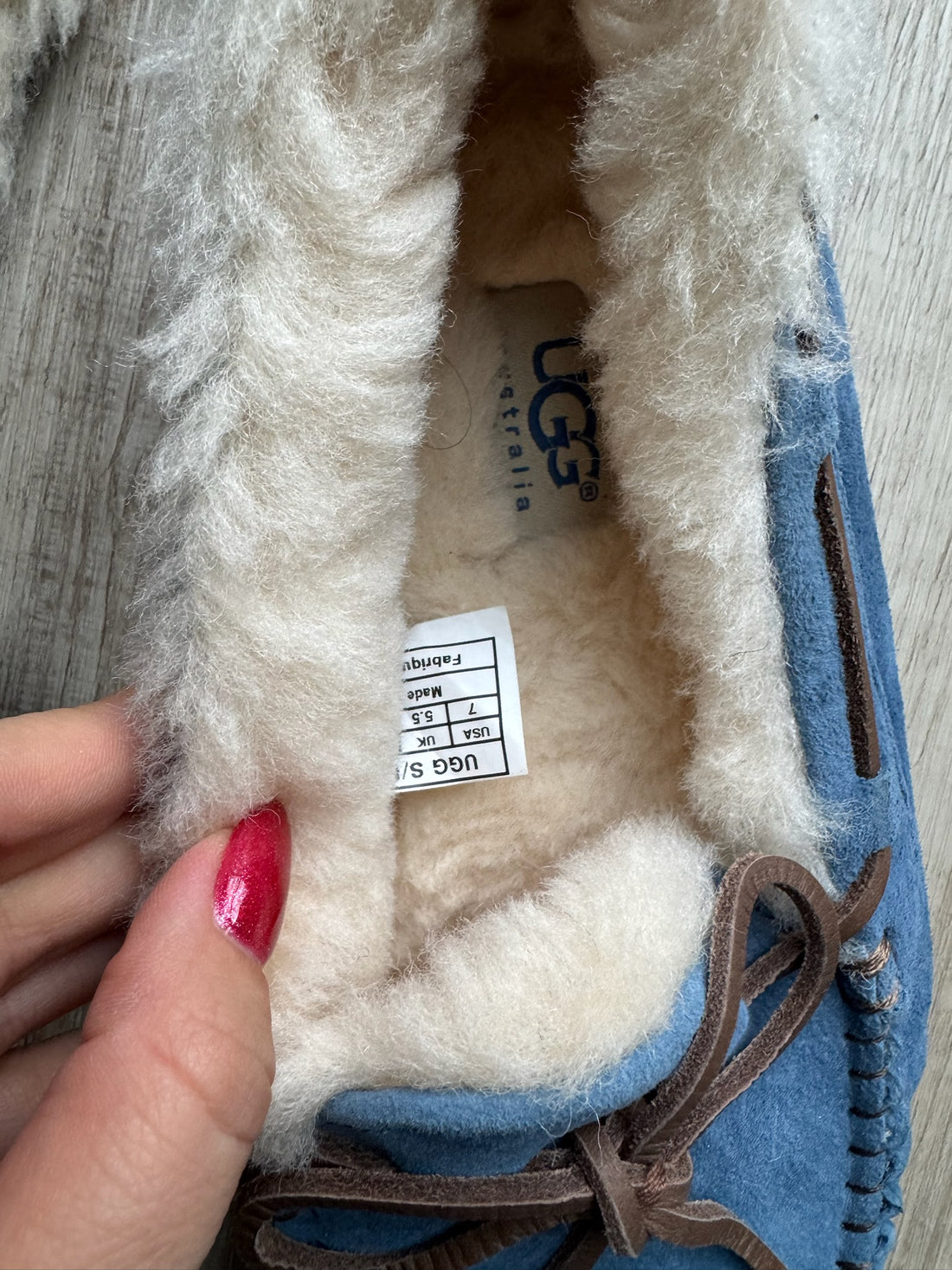 UGG Blue Slippers - W