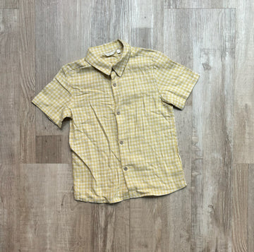 Noralee Yellow Check Button Down