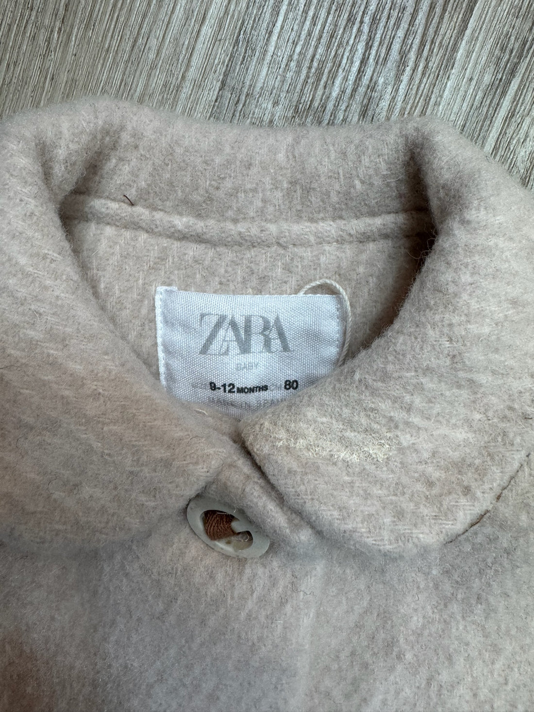 Zara Wool Cream Coat