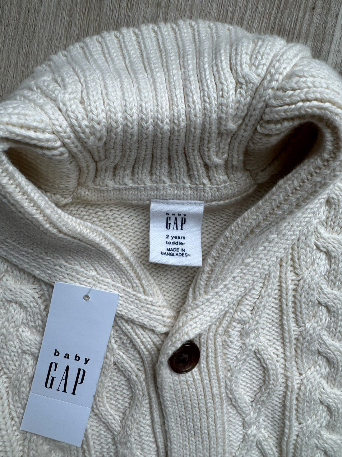 Gap Cream Cardigan - NEW