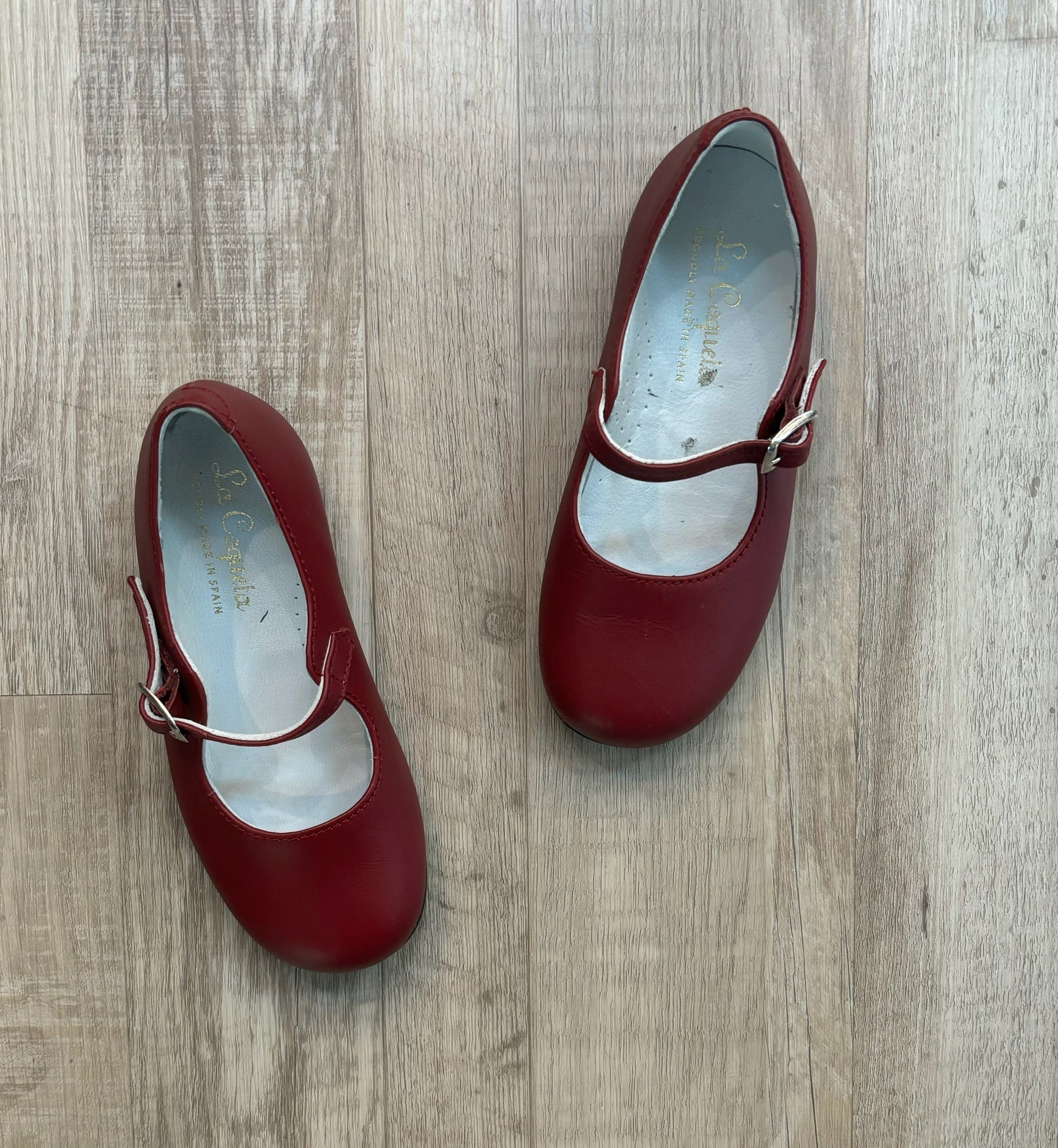 La Coqueta Red Mary Janes