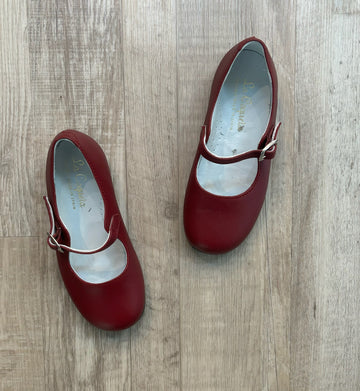 La Coqueta Red Mary Janes