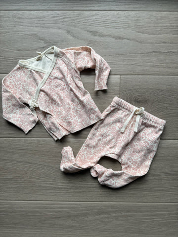 Quincy Mae Pink Floral Set