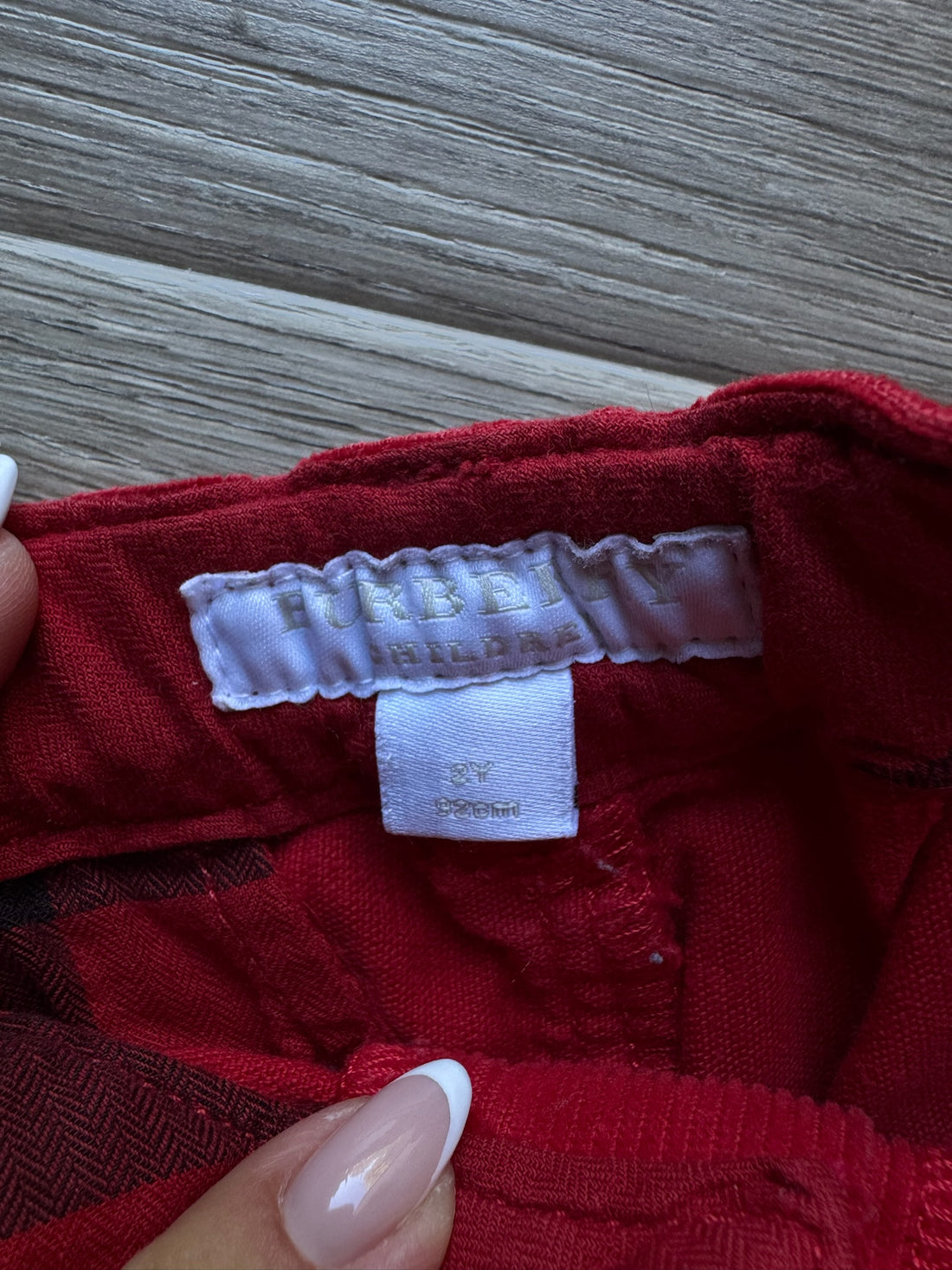 Burberry Red Pants