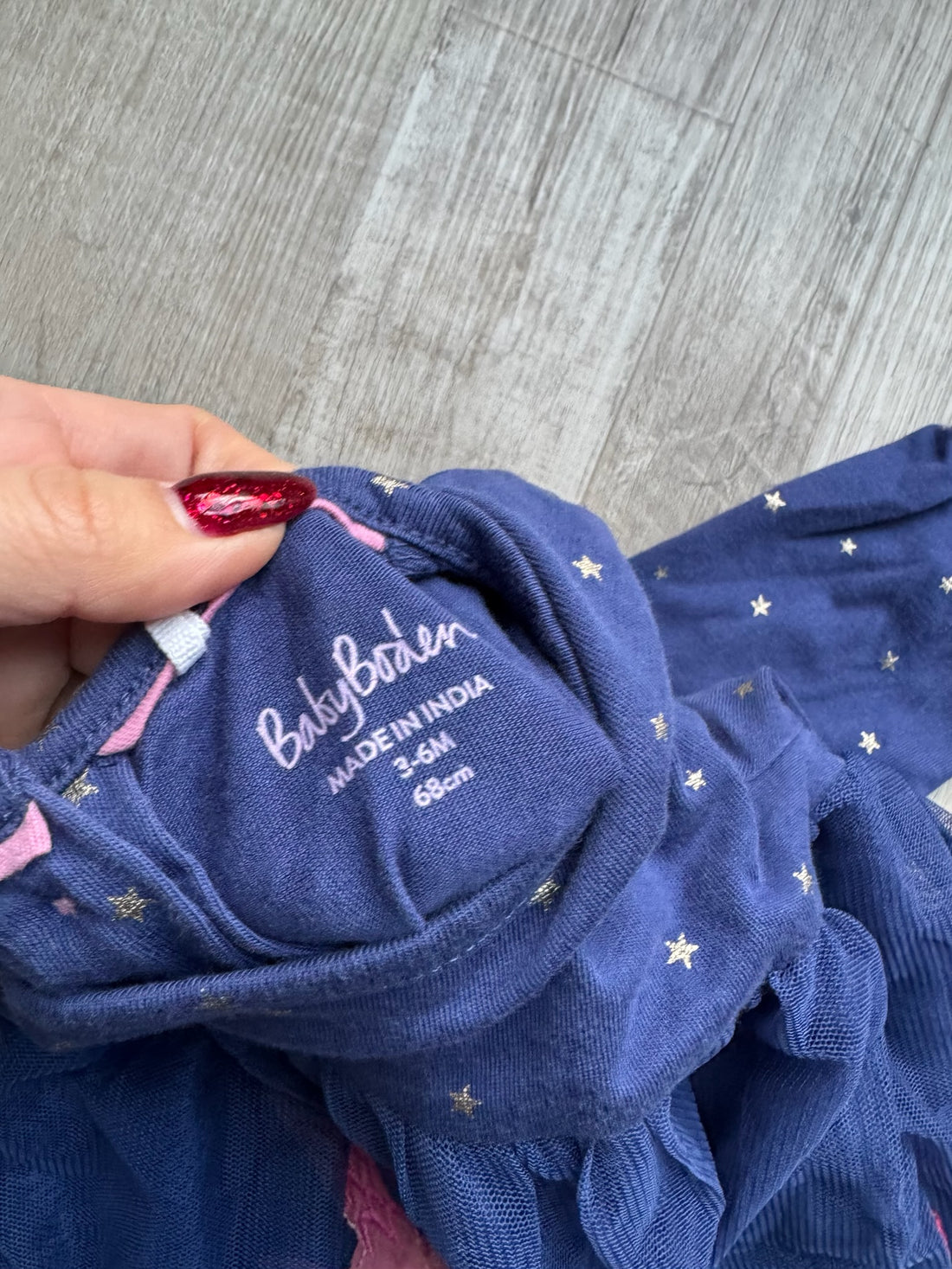 Baby Boden Navy Tulle Dress